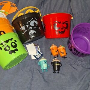 McDonalds McBoo Halloween Buckets Wendys Frosty Figures HAPPY MEAL